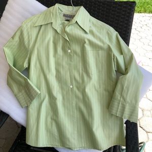 Tracy M. Green striped button down